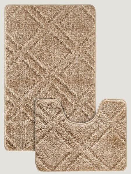 Banyo Paspası Silver Serenity U Tip 2’li Set 50x80 cm Asorti-9