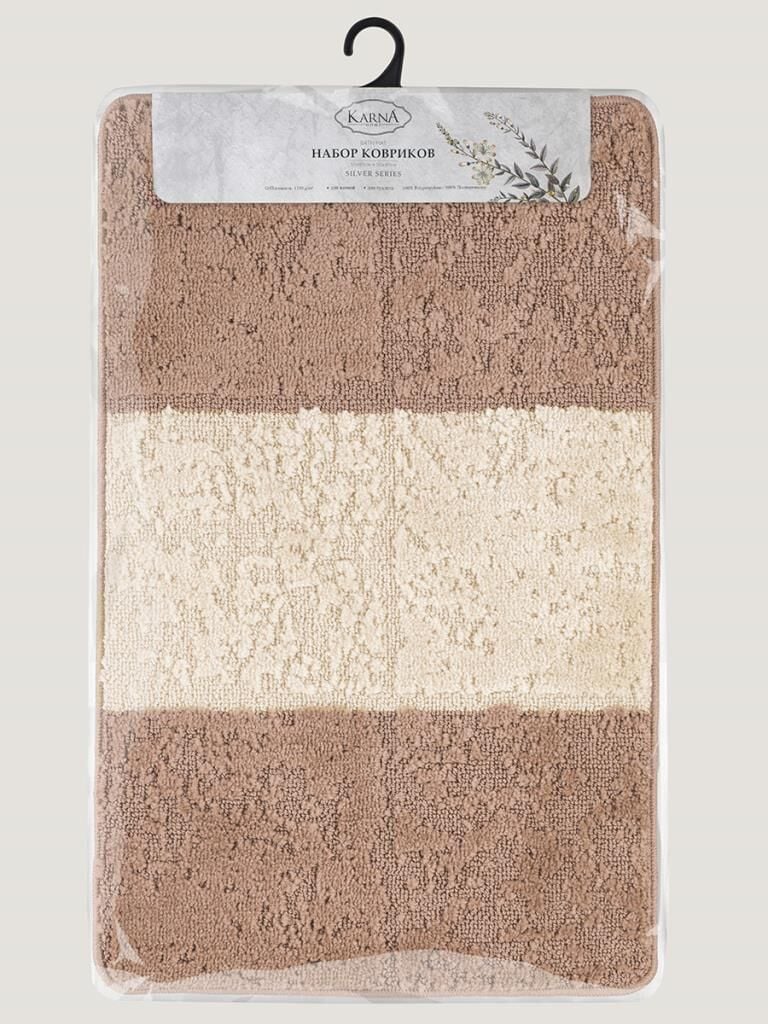 Banyo Paspası Silver Maldiv U Tip 2’li Set 50x80 cm Asorti-5