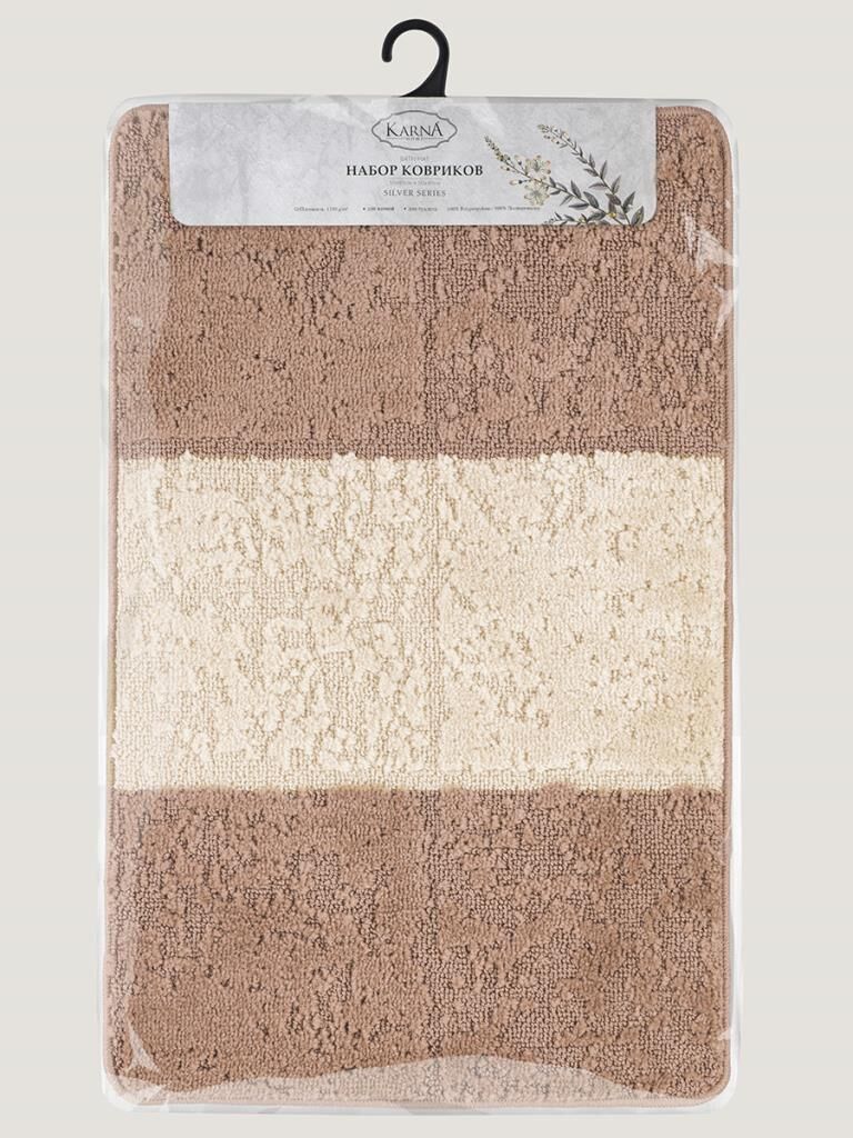 Banyo Paspası Silver Maldiv U Tip 2’li Set 50x80 cm Asorti-5