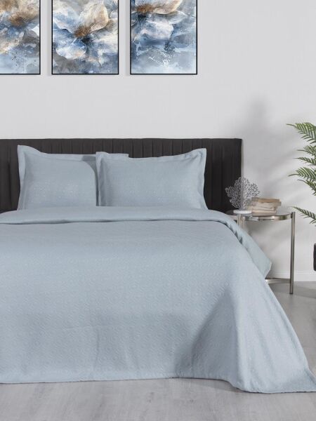 Yatak Örtüsü Marisa – Nefes Alabilen, Hafif ve Şık Tasarımlı 230 X 260 - Gök Mavisi