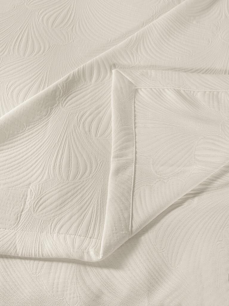 Yatak Örtüsü Alora – Pastel Renkli, Yumuşak ve Zarif Görünümlü Bej - 230 X 260