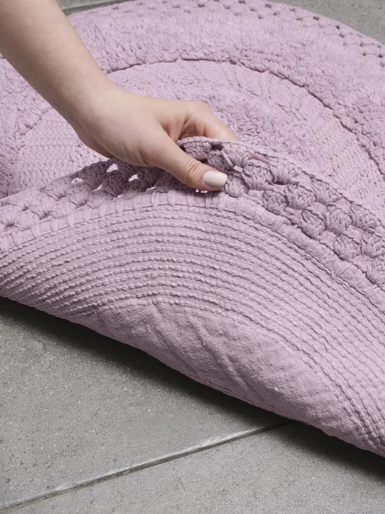 Polina Banyo Paspası – Su Emici, Hafif ve Pastel Renkli 60x100 cm Lavanta