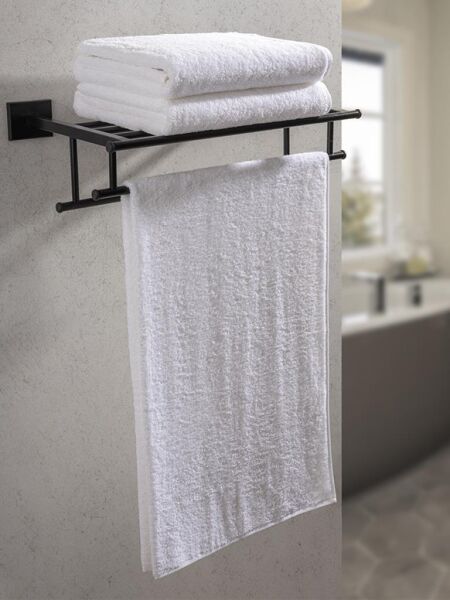 Banyo Havlu Seti 3’lü Karna Hotel Serisi Gravel Beyaz - 90 X 150