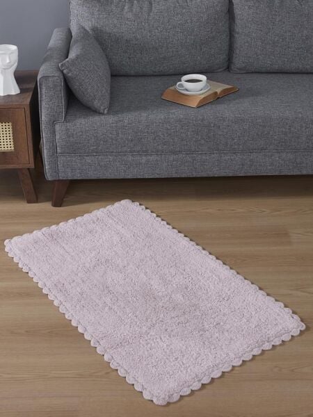 Geniş Riva Banyo Paspası – Büyük Ebatlı, Kaymaz ve Emici 60x100 cm Lavanta