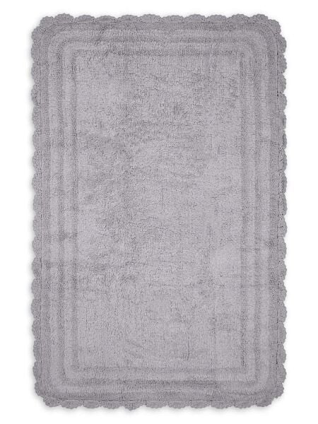 Alya Banyo Paspası – Şık Renkler, Yumuşak ve Su Emici 70x120 cm Gri - 70 X 120