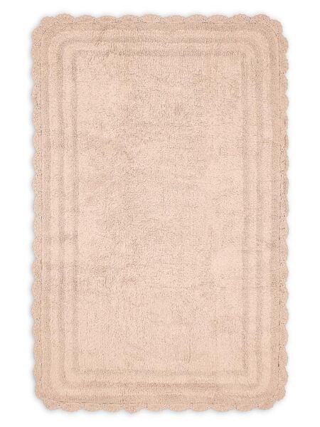 Alya Banyo Paspası – Şık Renkler, Yumuşak ve Su Emici 70x120 cm Pudra - 70 X 120