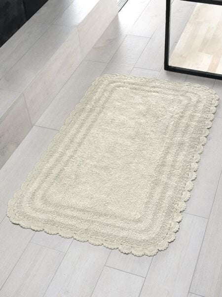 Alya Banyo Paspası – Şık Renkler, Yumuşak ve Su Emici 70x120 cm Bej - 70 X 120