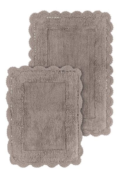 Belton Banyo Paspası Seti – Şık Tasarım, Yumuşak ve Kaymaz 45x60 cm Sütlü Kahverengi - 45 X 60