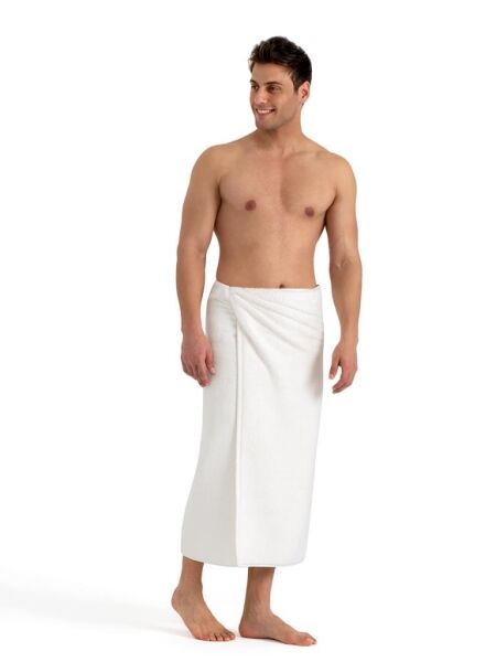 Microcotton Mora Saf Beyaz Banyo Havlusu Beyaz - 70 X 140