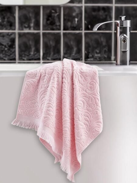 Cotton Esra Ultra Yumuşak Banyo Havlusu 70x140 Pudra - 70 X 140