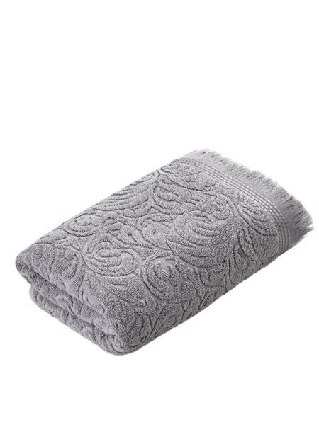 Cotton Esra Büyük Boy Banyo Havlusu 90x150 Gri - 90 X 150