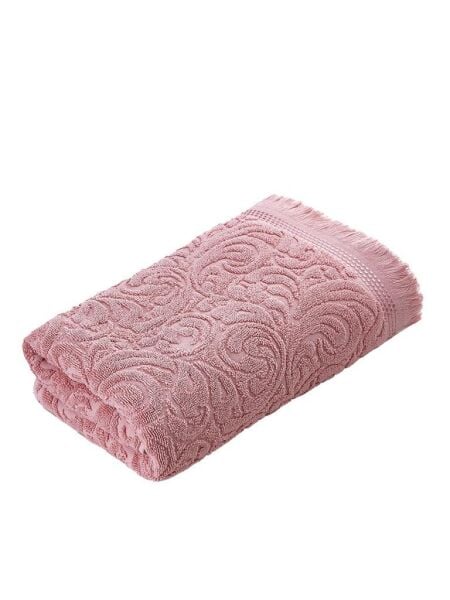Cotton Esra Büyük Boy Banyo Havlusu 90x150 Pembe - 90 X 150