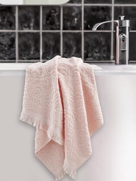 Cotton Esra Büyük Boy Banyo Havlusu 90x150 Somon - 90 X 150