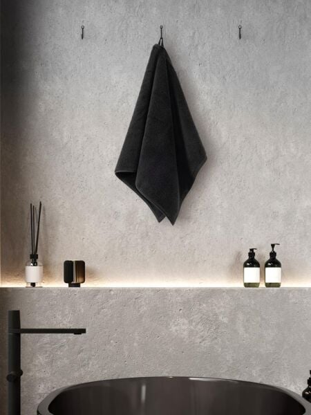 Microcotton Mora El Havlusu 50x90 600gr/m2 50 X 90 - Siyah