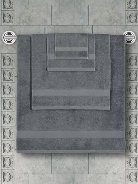 Cotton Arel Pamuk Banyo Havlusu 70x140 Gri