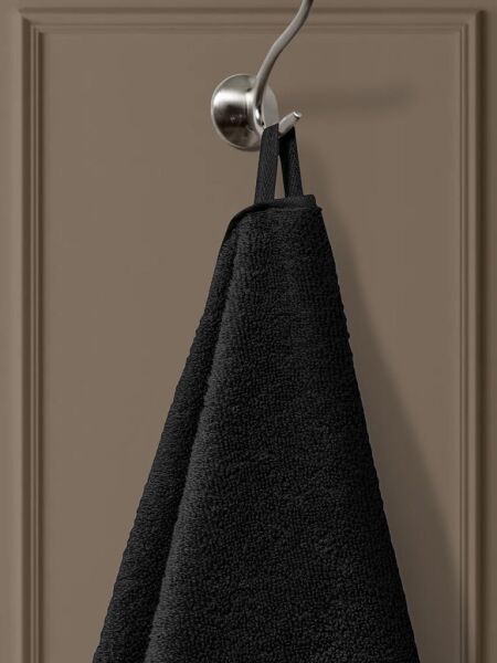 Cotton Ladin Banyo Havlusu 90x150 Siyah - 90 X 150