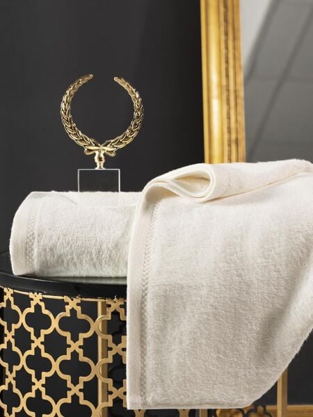 Havlu Modal Pamuk Karna 70x140 70 X 140 - Ekru