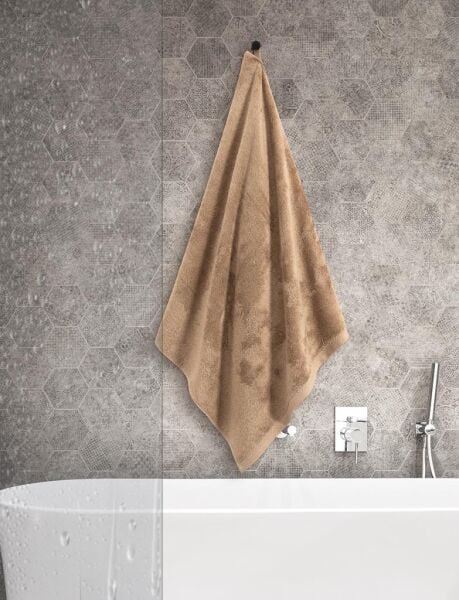 Havlu Modal Pamuk Karna 70x140 70 X 140 - Sütlü Kahverengi