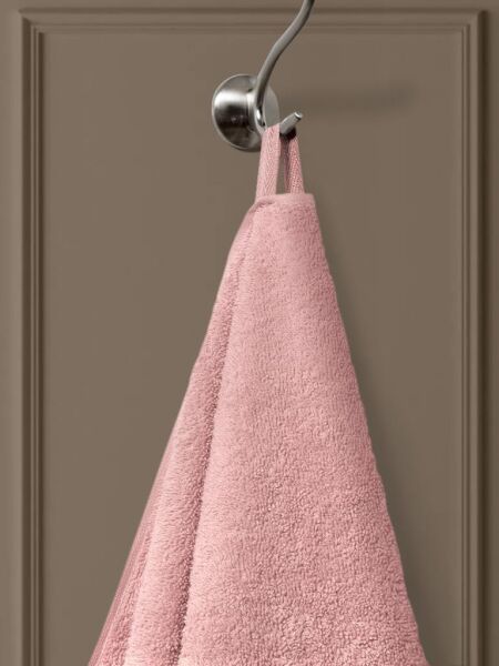 Pamuk Havlu Ladin Yumuşak ve Su Emici Banyo Havlusu 50x90 Şampanya