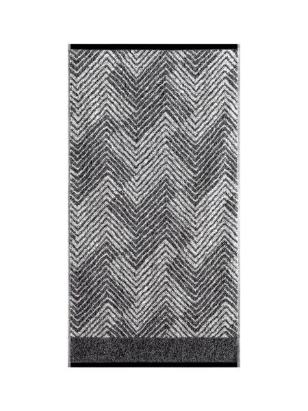 Pamuk Tekli Havlu Jakarlı Karna Premıum Alvaro - 70 x 140 Gri - 70 X 140