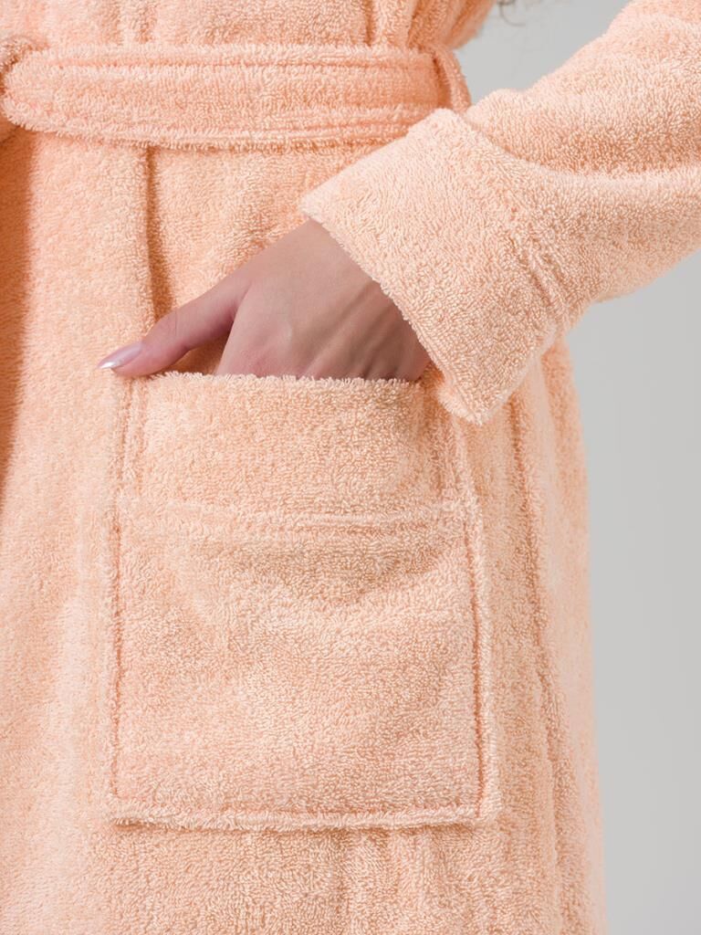 Pamuk Bornoz Karna Nora Somon - M