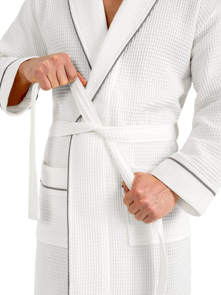 Torshon Pamuk Bornoz Salyaka Aleron Serisi Beyaz - 3XL