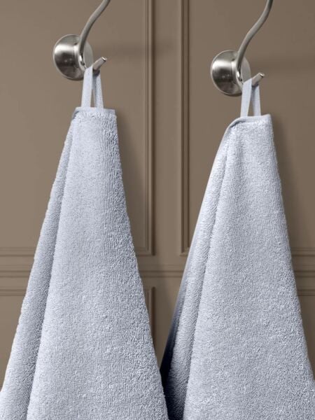 Pamuk Havlu Takımı 2 li Ladin 50x90/70x140 cm Gri - 50 X 90