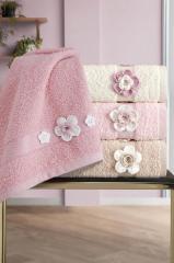 Karna Home Vitali 4Lü Jakarlı Havlu Seti 50X85 Cm