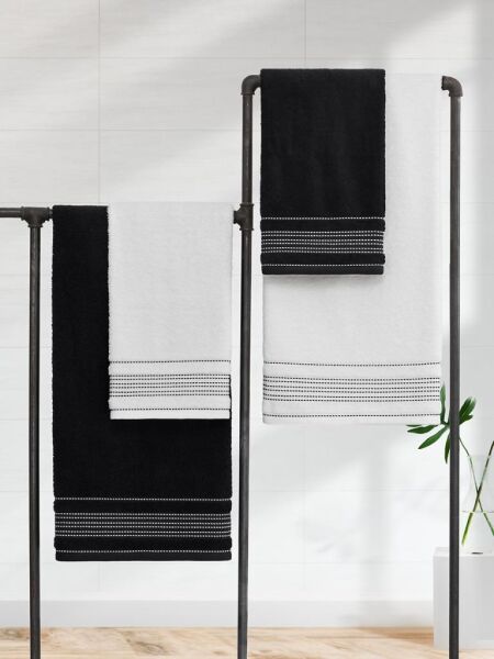 Premium 4 lü Havlu Seti Ladin 50x90/70x140 cm Asorti-8 - 70 X 140