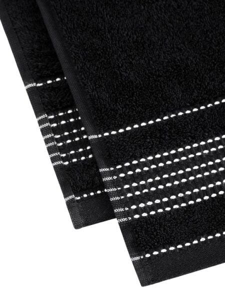 Ladin Pamuk Banyo Havlusu 70x140 Siyah - 70 X 140