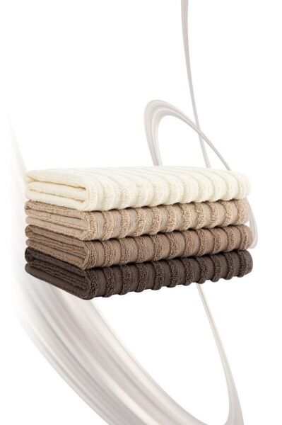 Mutfak Havlu Şal Seti 4 lü Ramla SoftLine Çizgili Dokuma Renkli - 40x65 cm Asorti-1 - 40 X 65