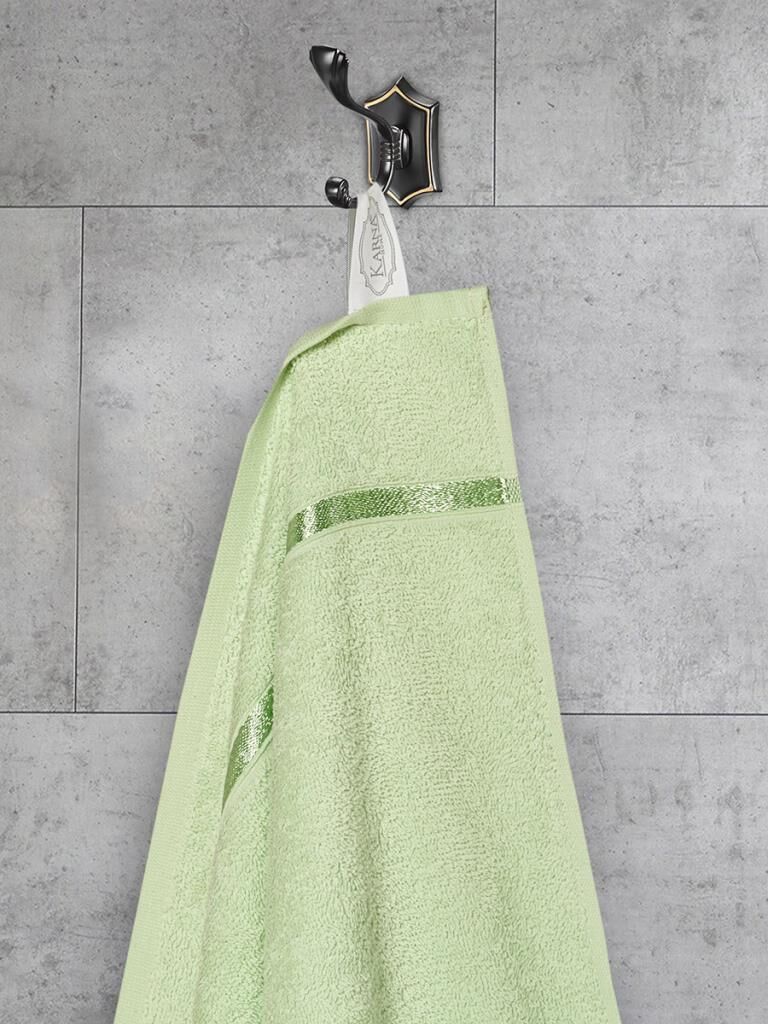 Pamuk Havlu Tekli Premium Bale Premium Kalite 70x140 Açık Yeşil