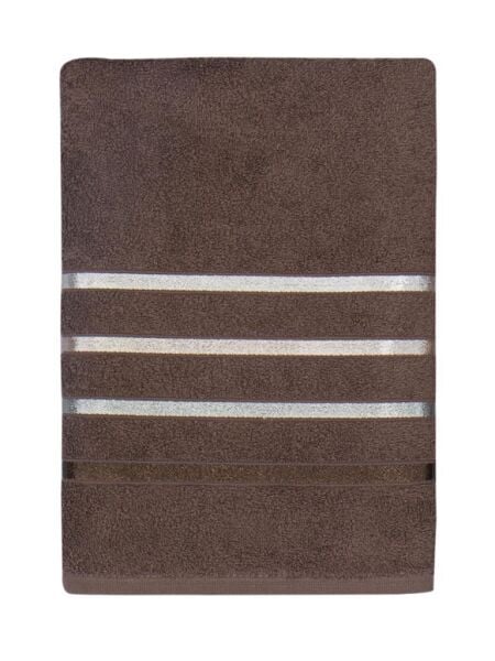 Pamuk Havlu Tekli Premium Bale Premium Kalite 70x140 Kahverengi