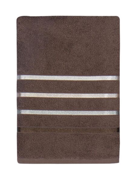 Pamuk Havlu Tekli Premium Bale Premium Kalite 70x140 Kahverengi