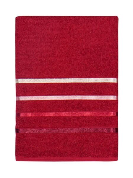 Pamuk Havlu Tekli Premium Bale Premium Kalite 70x140 Kırmızı