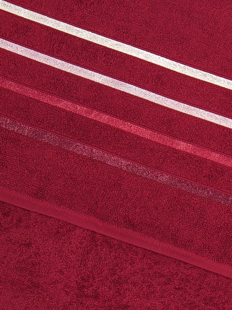 Pamuk Havlu Tekli Premium Bale Premium Kalite 70x140 Kırmızı