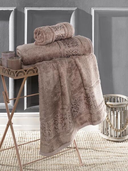 Armond Bambu Banyo Havlusu 70x140 70 X 140 - Sütlü Kahverengi