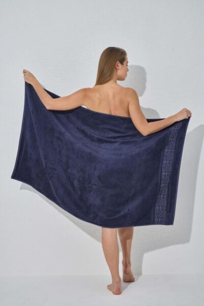 Armond Bambu Plaj ve Banyo Havlusu 90x150 Lacivert - 90 X 150