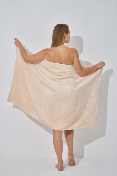 Armond Bambu Plaj ve Banyo Havlusu 90x150 Bej - 90 X 150