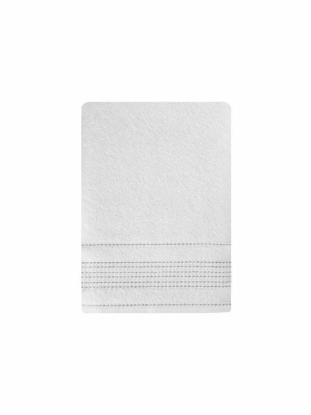 Ladin Pamuk Banyo Havlusu 70x140 Beyaz