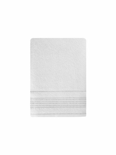 Ladin Pamuk Banyo Havlusu 70x140 Beyaz