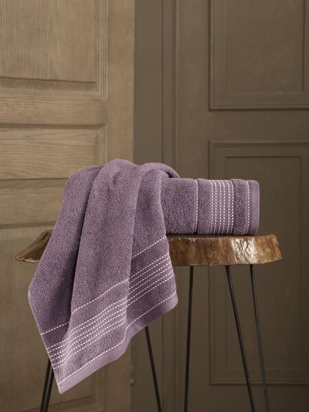 Ladin Pamuk Banyo Havlusu 70x140 Lavanta