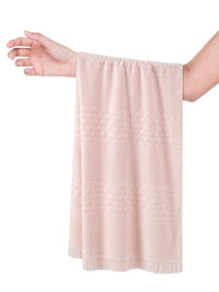 Monard Bambu Havlu Takımı 50x90 Pudra - 50 X 90