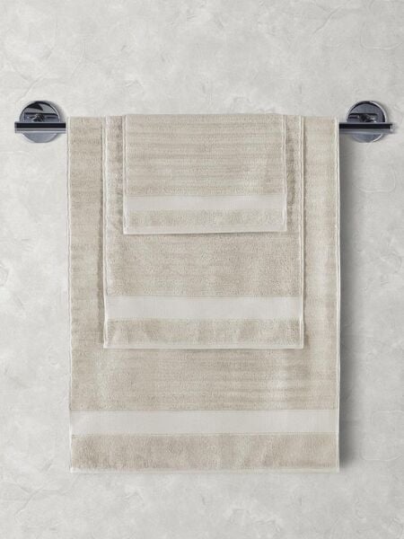 Flow Pamuk Yüz Havlusu 70x140 Bej