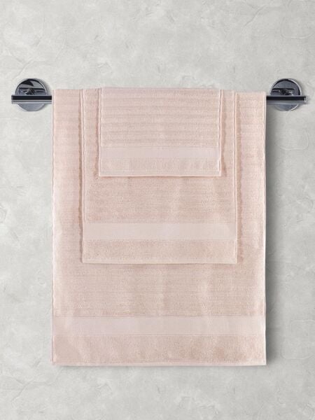 Flow Pamuk Yüz Havlusu 70x140 Pudra